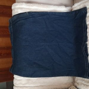 Club Monaco denim midi skirt nwt 6